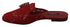 Dolce & Gabbana Red Lace Crystal Slide On Flats Shoes